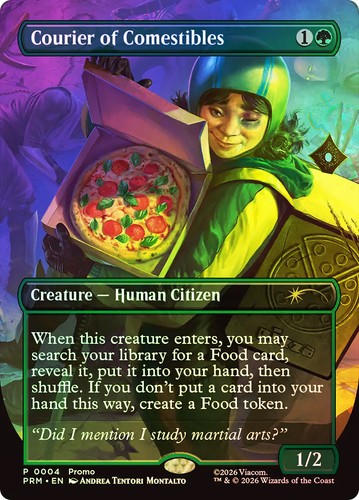 Mtg foil courier of - foil,